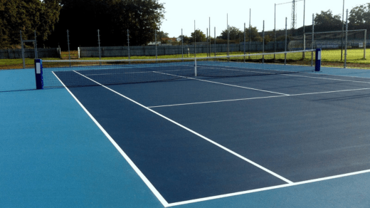 badminton court materials